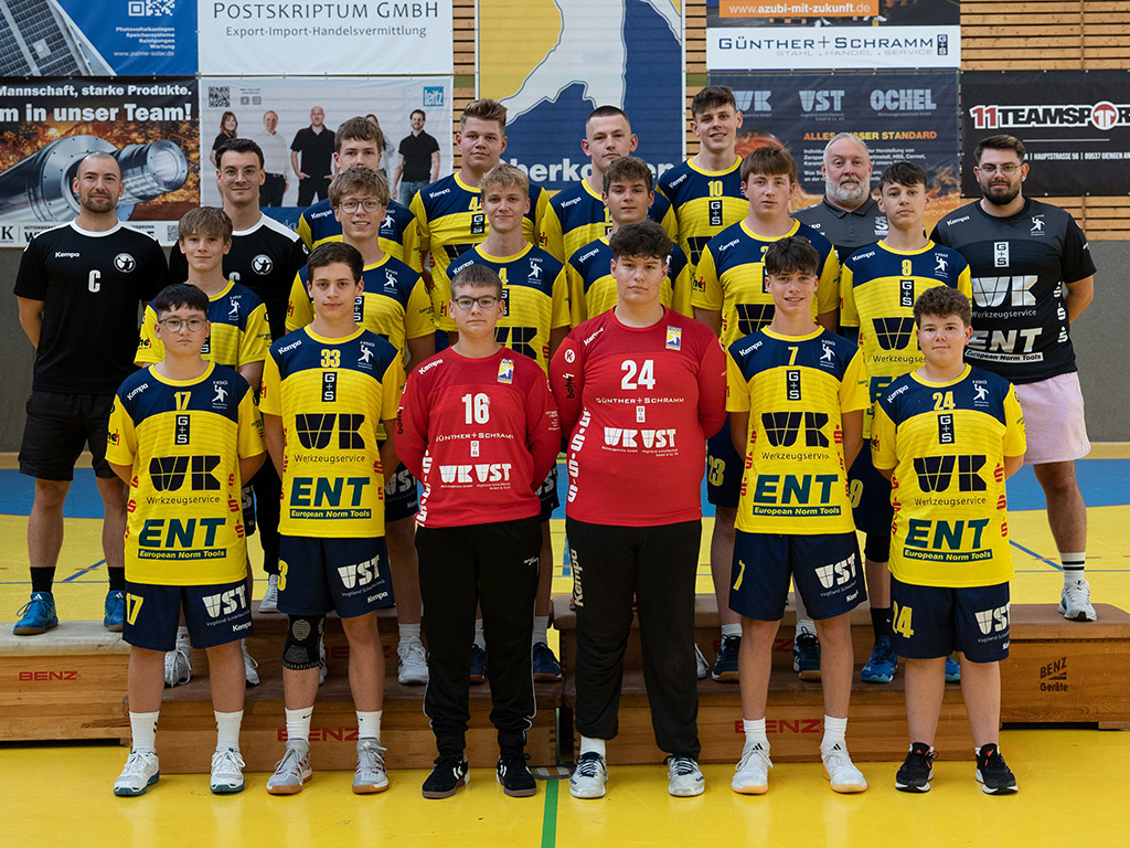Mannschaftsbild männliche B-Jugend 2025/2026