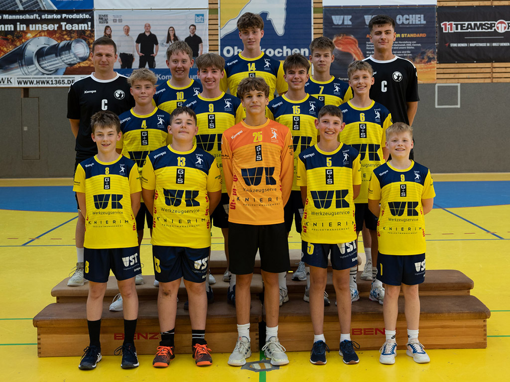 Mannschaftsbild männliche C-Jugend 2025/2026