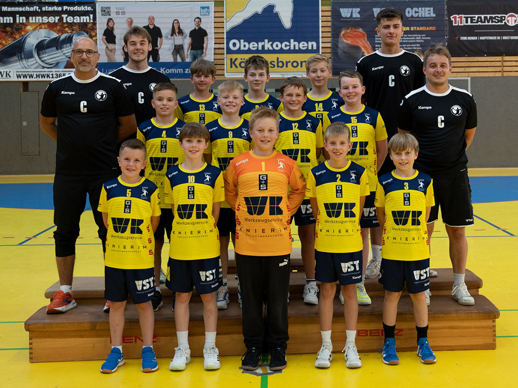 Mannschaftsbild männliche D-Jugend 2025/2026