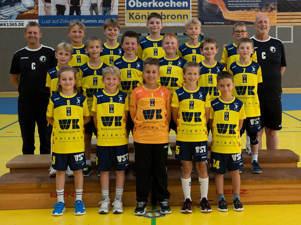 Mannschaftsbild männliche E-Jugend 2025/2026