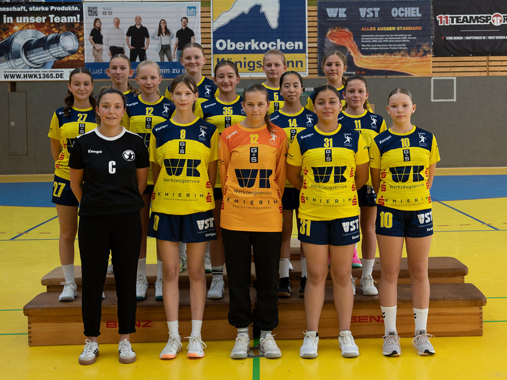 Mannschaftsbild weibliche C-Jugend 2025/2026