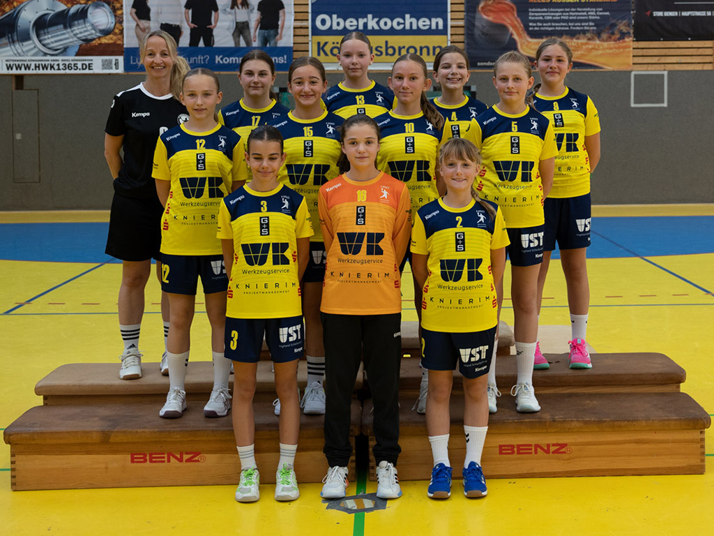 Mannschaftsbild weibliche D-Jugend 2025/2026