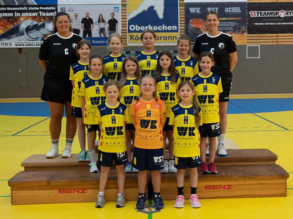 Mannschaftsbild weibliche E-Jugend 2025/2026